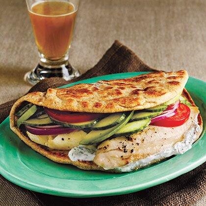 Broiled Tilapia Gyros Recipe Myrecipes