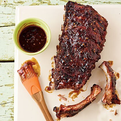 Jamaican Ribs With Sticky Rum Bbq Sauce Recipe Myrecipes