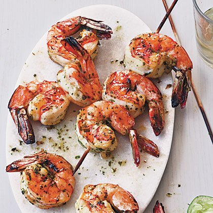 Broiled Herb Marinated Shrimp Skewers Recipe Myrecipes