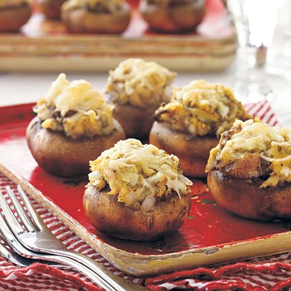 Crab Stuffed Mushrooms Recipe Myrecipes