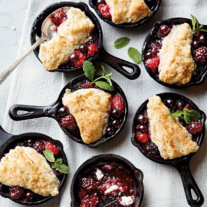 Mini Berry Cobblers Recipe Myrecipes