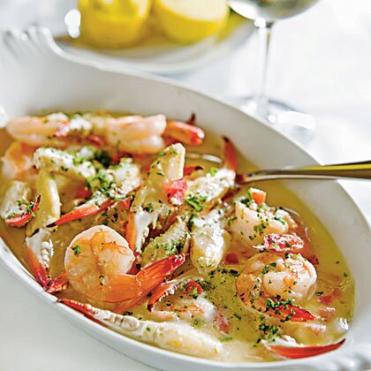 Shrimp And Crab Finger Scampi Recipe Myrecipes