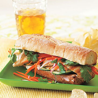 Vietnamese Chicken Sandwiches Recipe Myrecipes