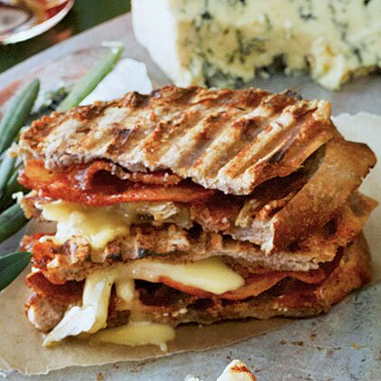 Salty Sweet Bacon Panini Recipe Myrecipes