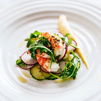 Spot Prawn Sesame Salad Recipe Myrecipes