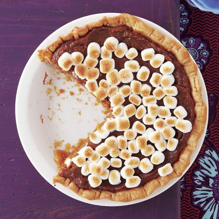 Sweet Potato Pie With Marshmallow Topping Recipe Myrecipes