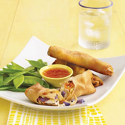 Baked Chicken Spring Rolls Recipe Myrecipes