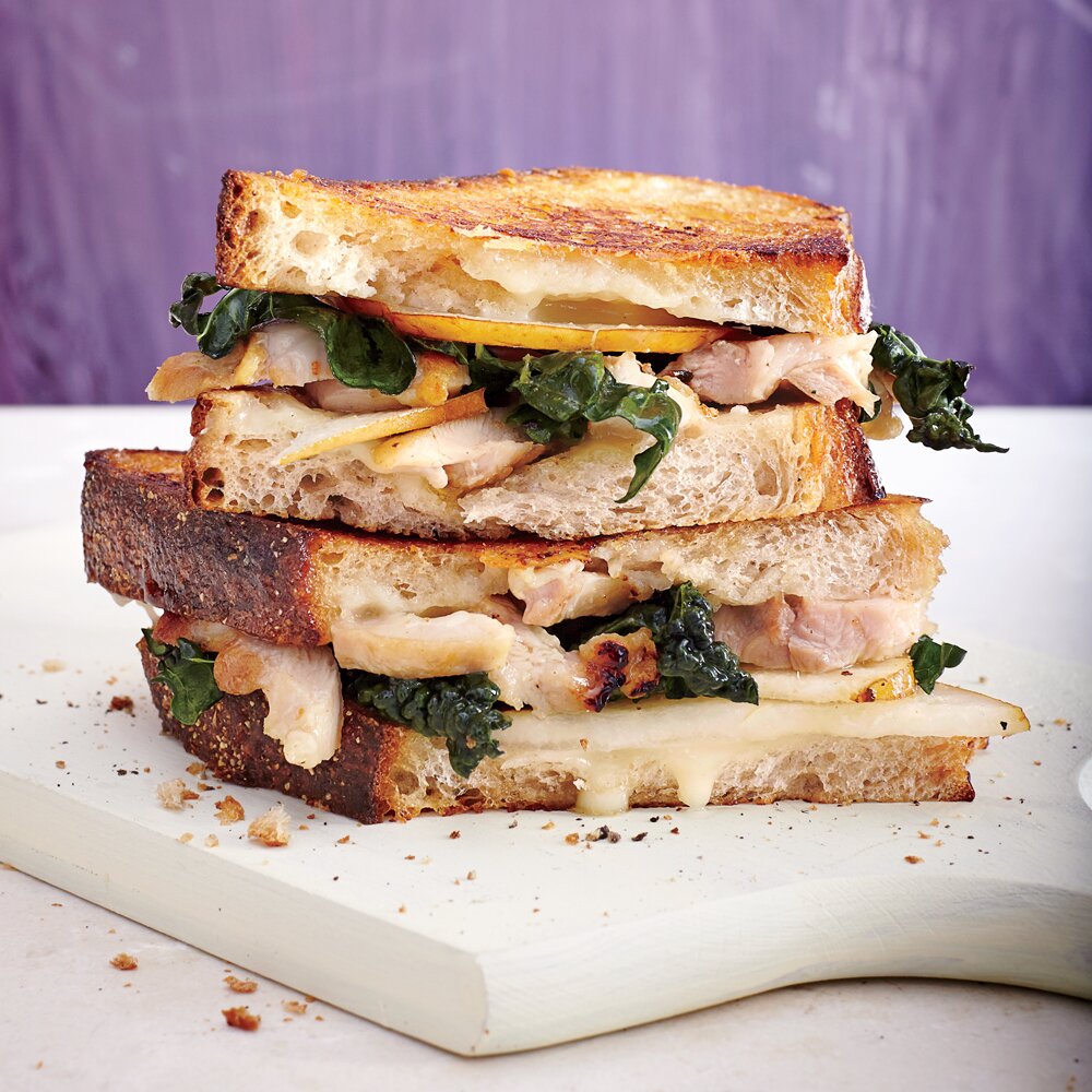 Fig Glazed Chicken Panini With Brie Recipe Myrecipes