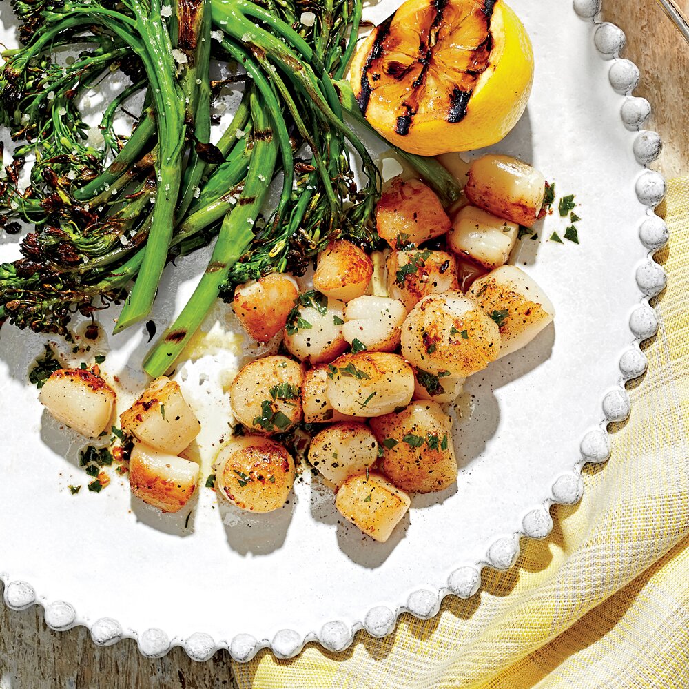 Pan Fried Scallops Recipe Myrecipes