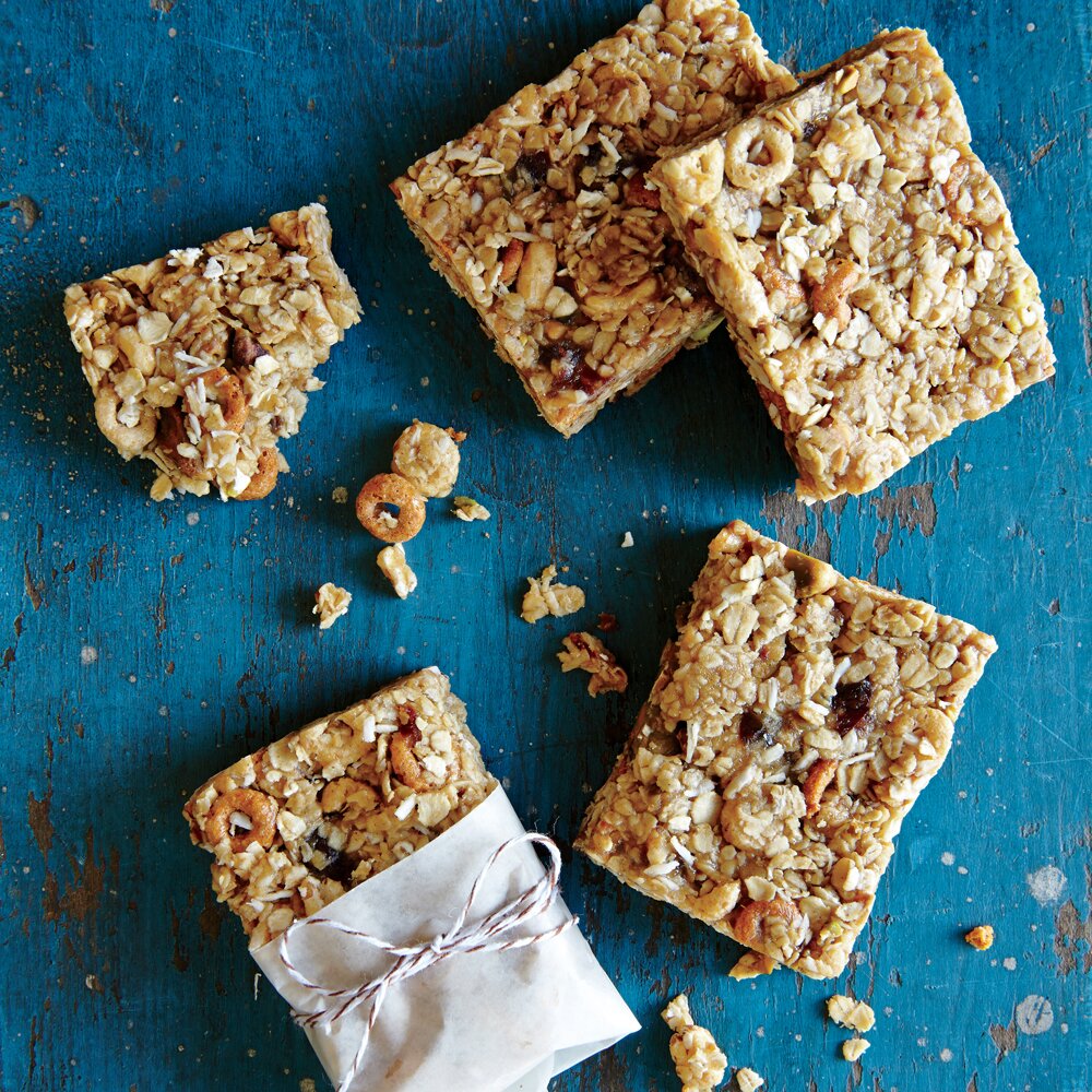 No Bake Chewy Granola Bars Recipe Myrecipes