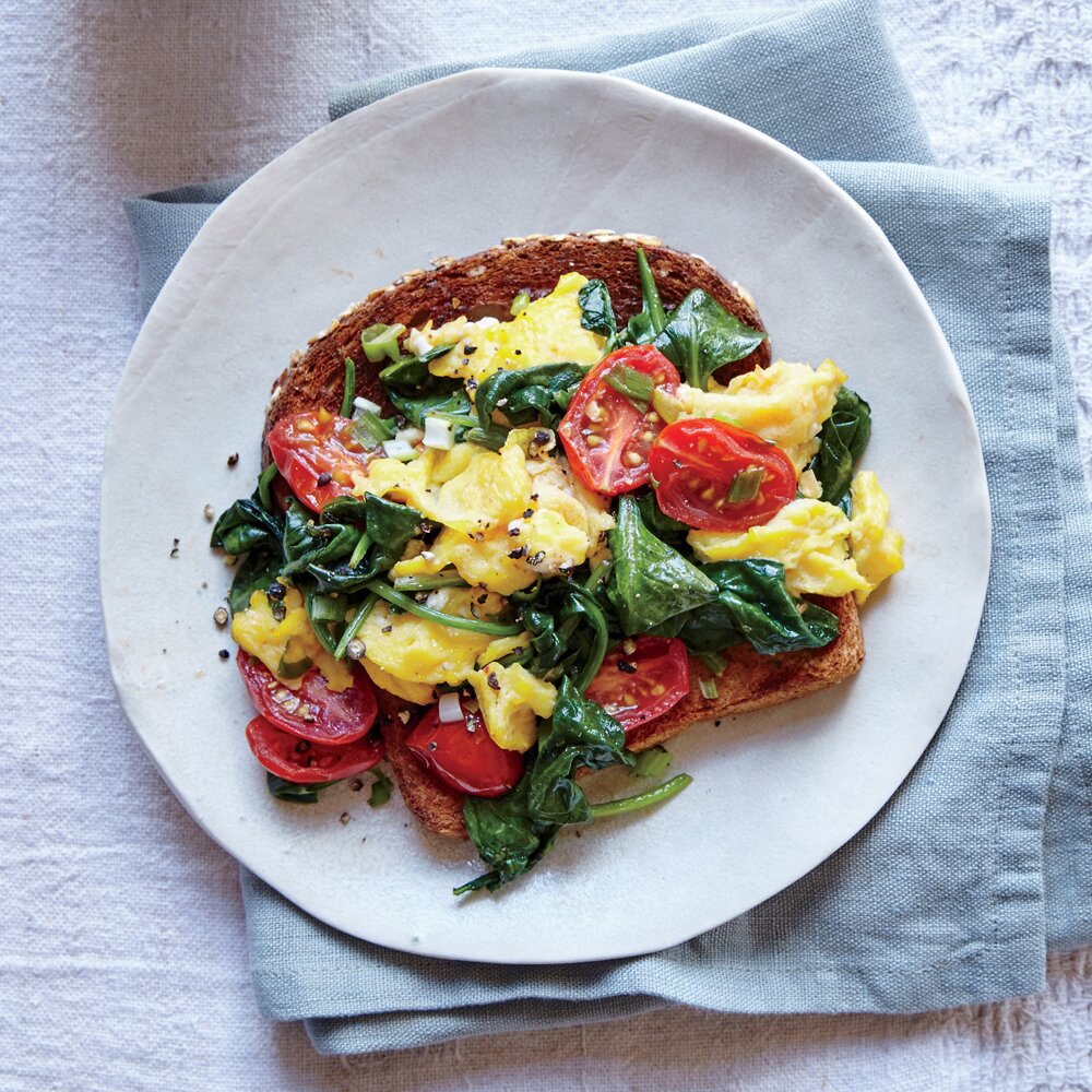 Veggie Eggy Scramble Recipe Myrecipes