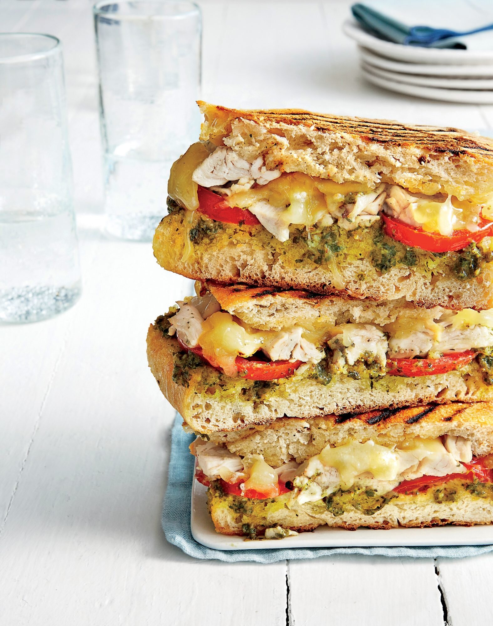 Chicken And Fontina Panini Recipe Myrecipes