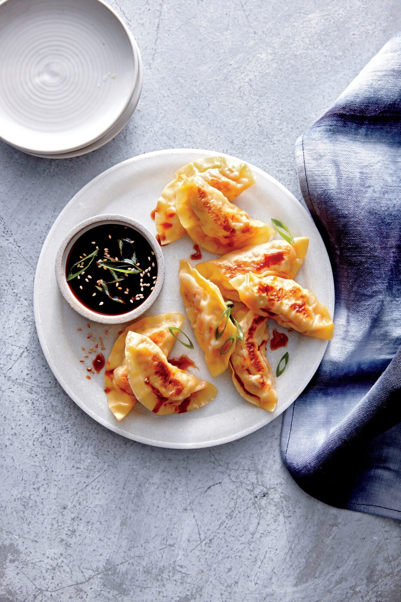 Shrimp Cabbage And Carrot Potstickers Recipe Myrecipes