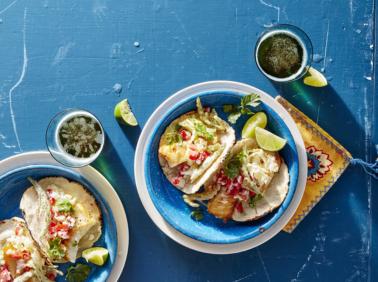 Baja Fish Tacos Recipe Myrecipes