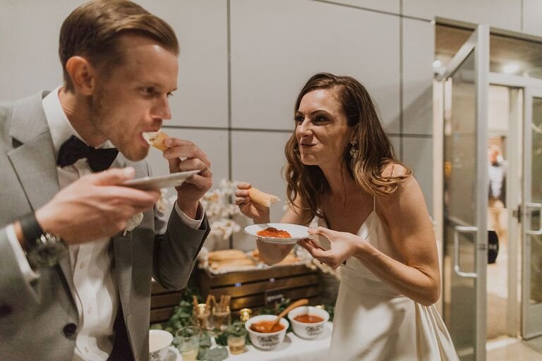 This Couple S Olive Garden Themed Wedding Warms Our Pasta Loving Hearts Myrecipes