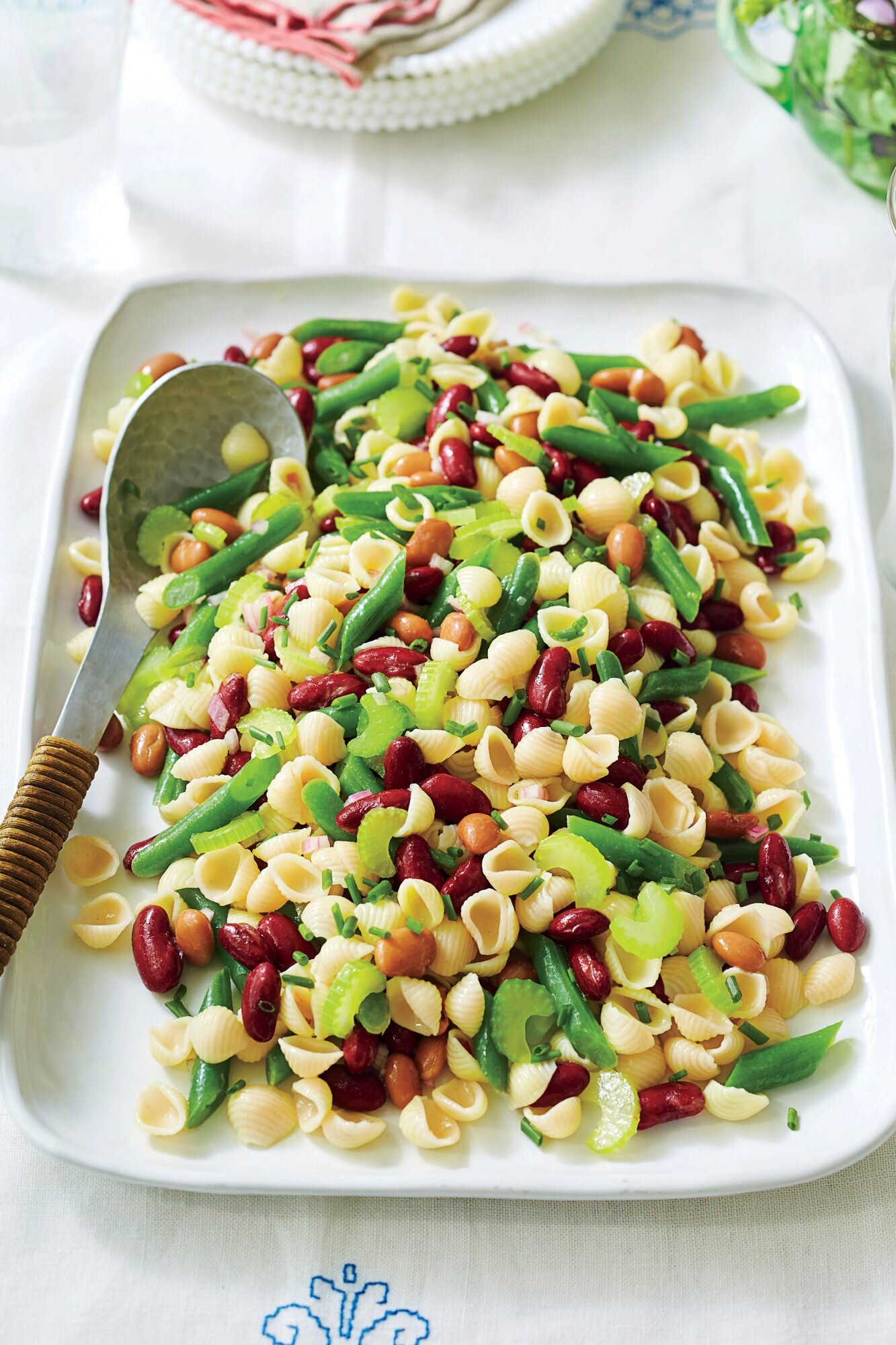 Three Bean Pasta Salad Recipe Southern Living Myrecipes