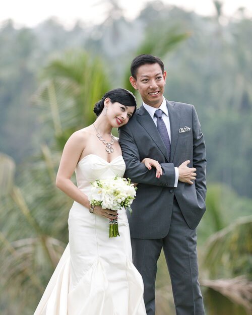 A Modern Garden Destination Wedding In Bali Martha Stewart Weddings