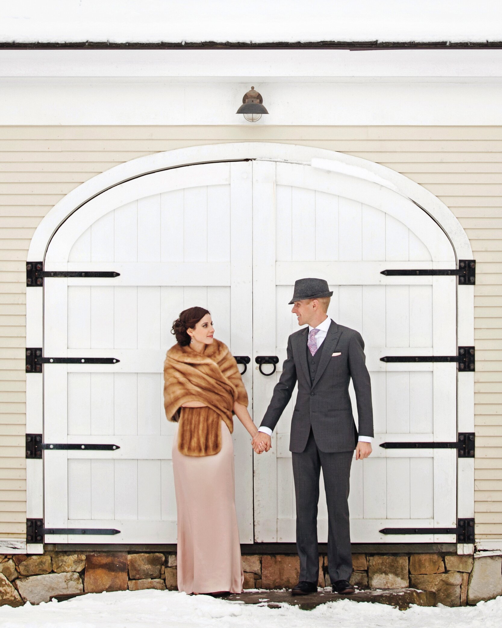 A Rustic Winter Destination Wedding In Vermont Martha Stewart