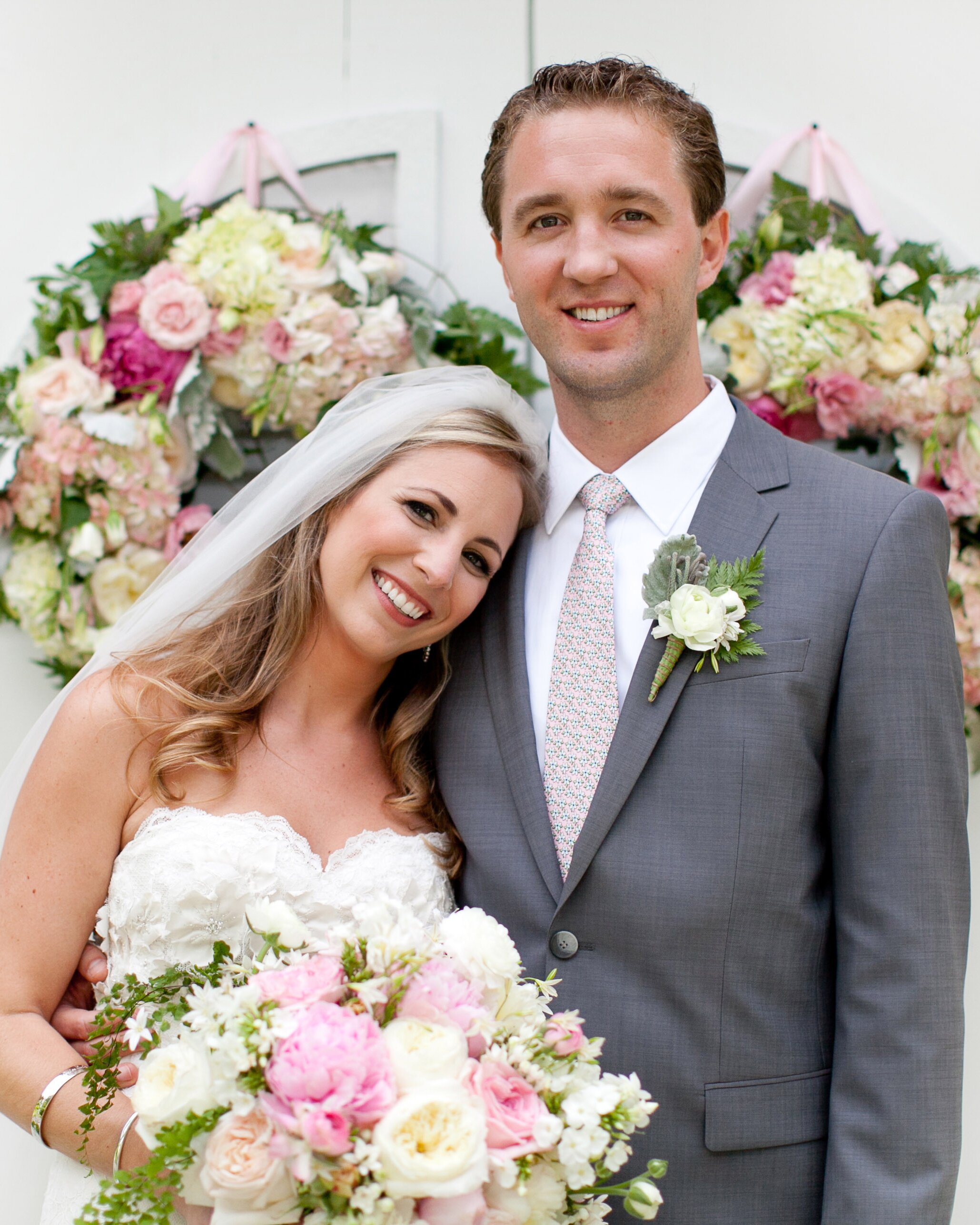 A Pink And White Outdoor Destination Wedding In North Carolina