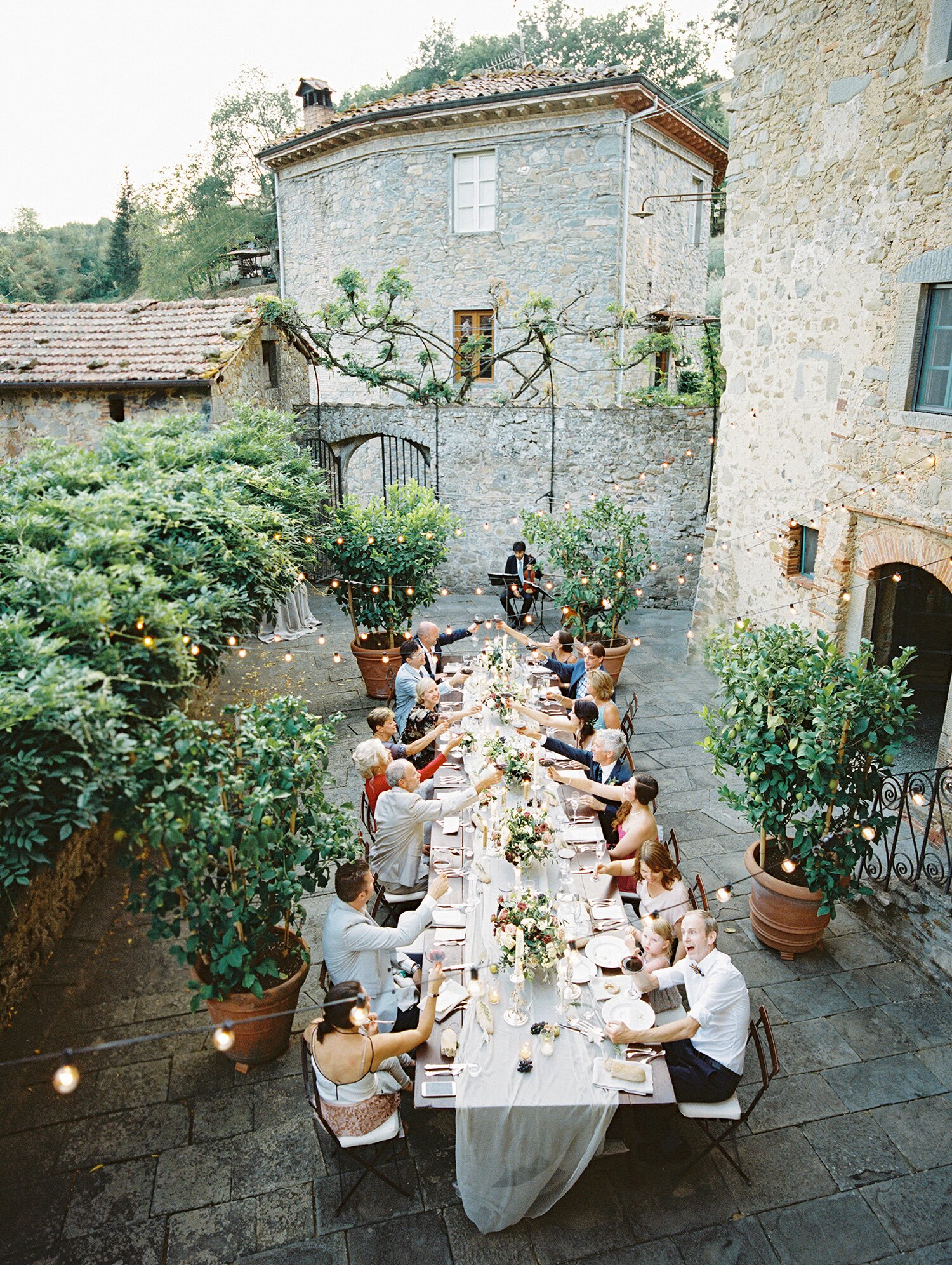 This Intimate Destination Wedding In Tuscany Had Just 16 Guests