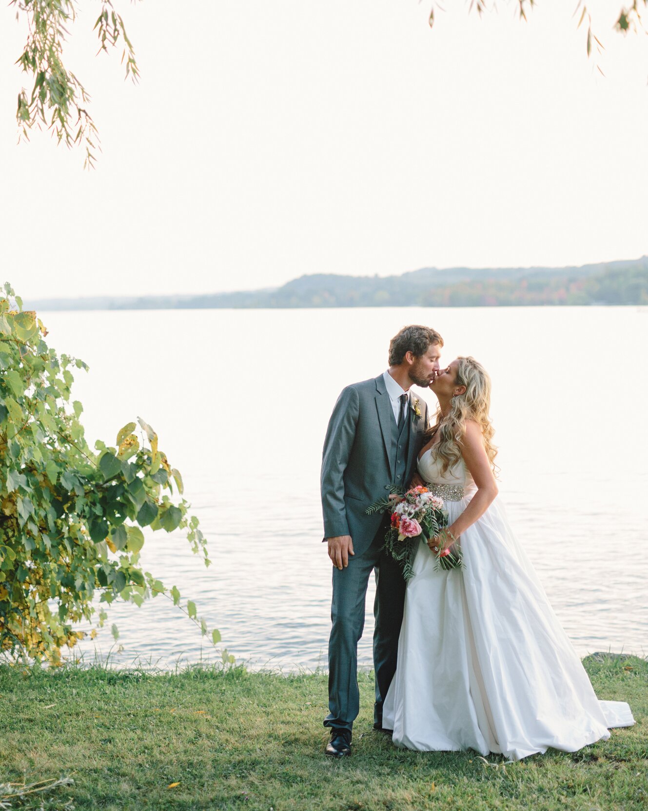 Lizzy And Bucky S Lakeside Michigan Destination Wedding Martha