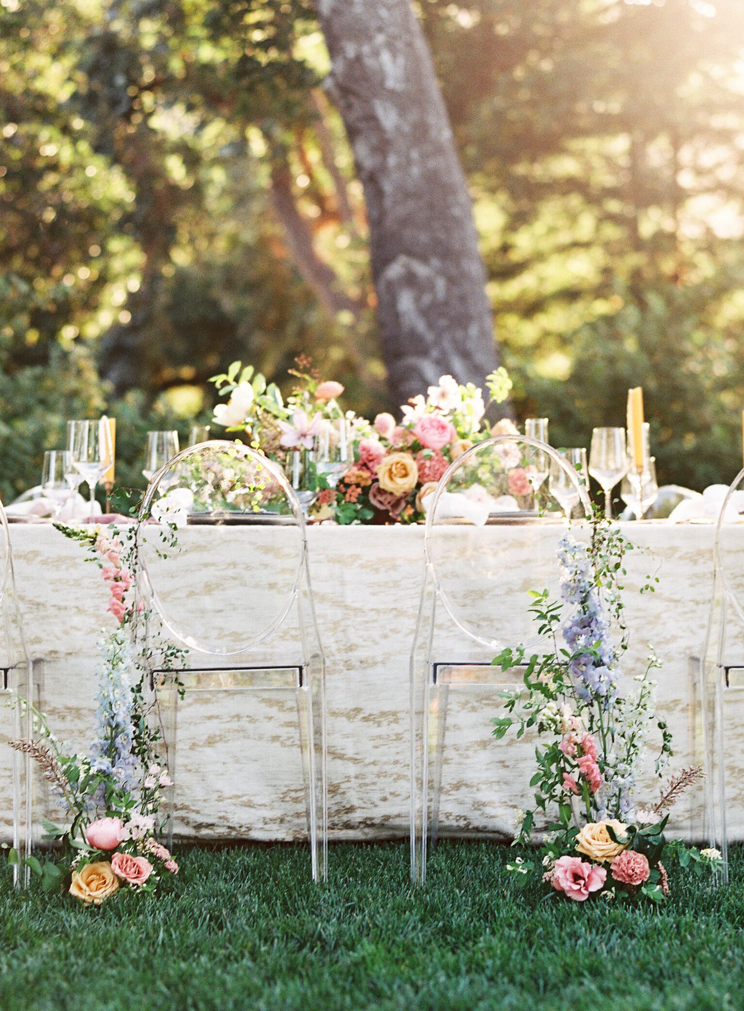 40 Pretty Ways To Decorate Your Wedding Chairs Martha Stewart