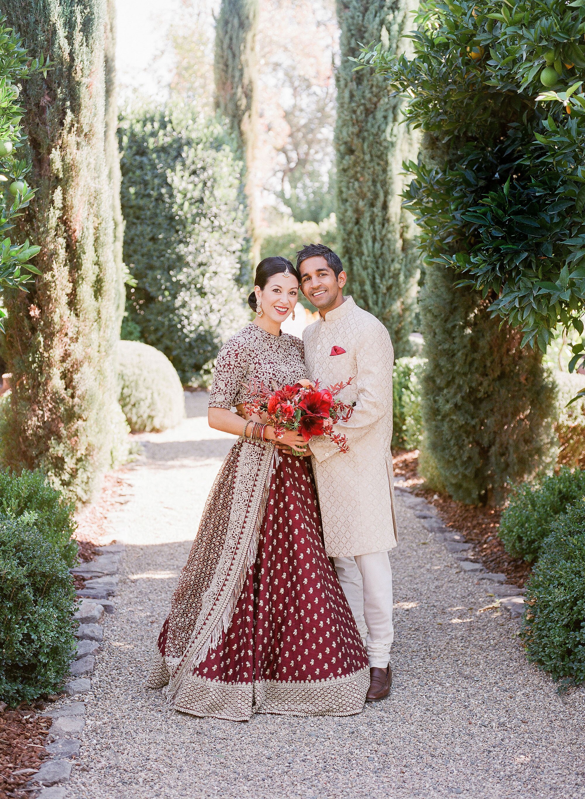 A Bright Wine Country Wedding With Indian And Chinese Elements