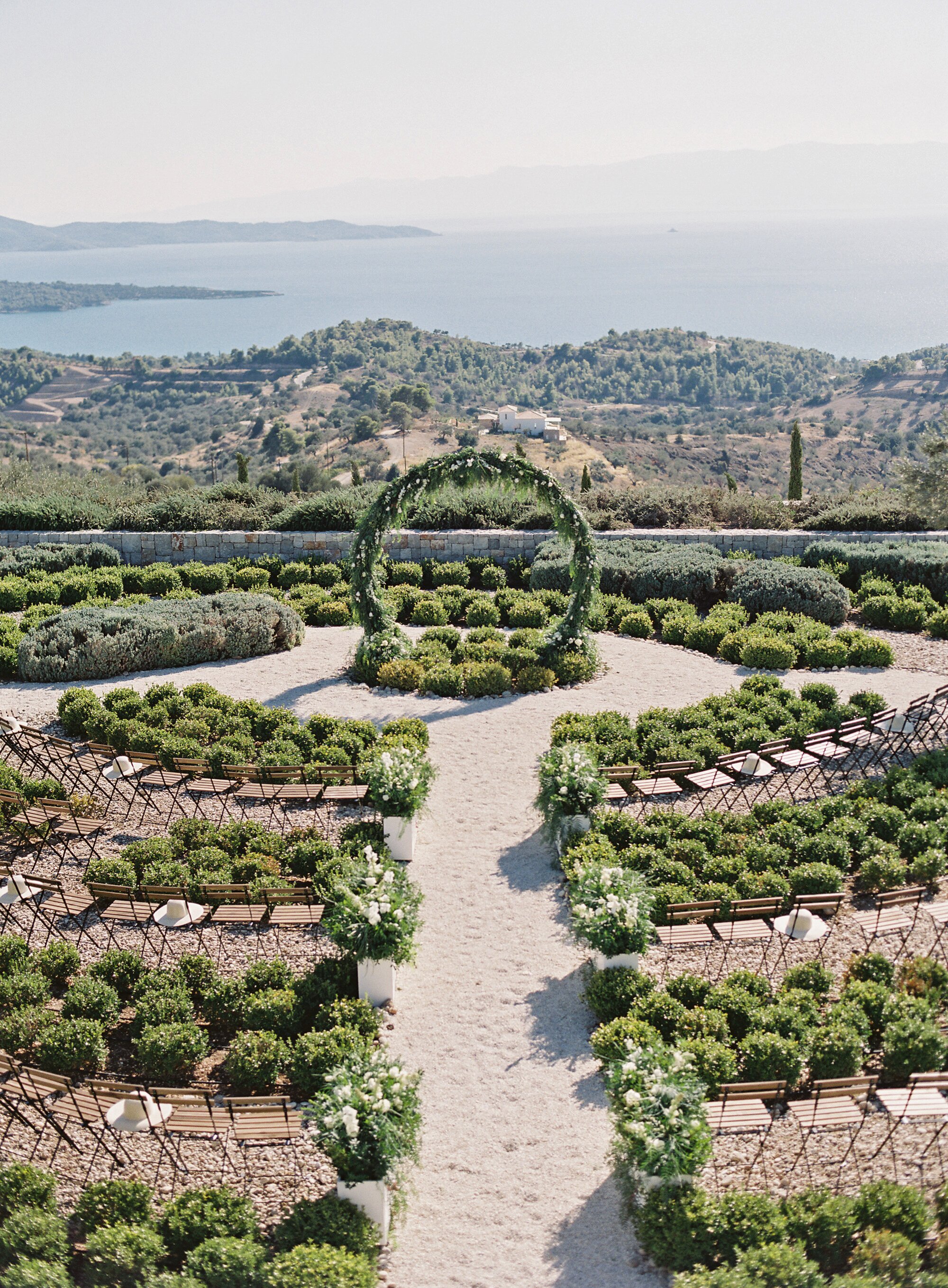 An Elegant Destination Wedding In Greece Martha Stewart Weddings