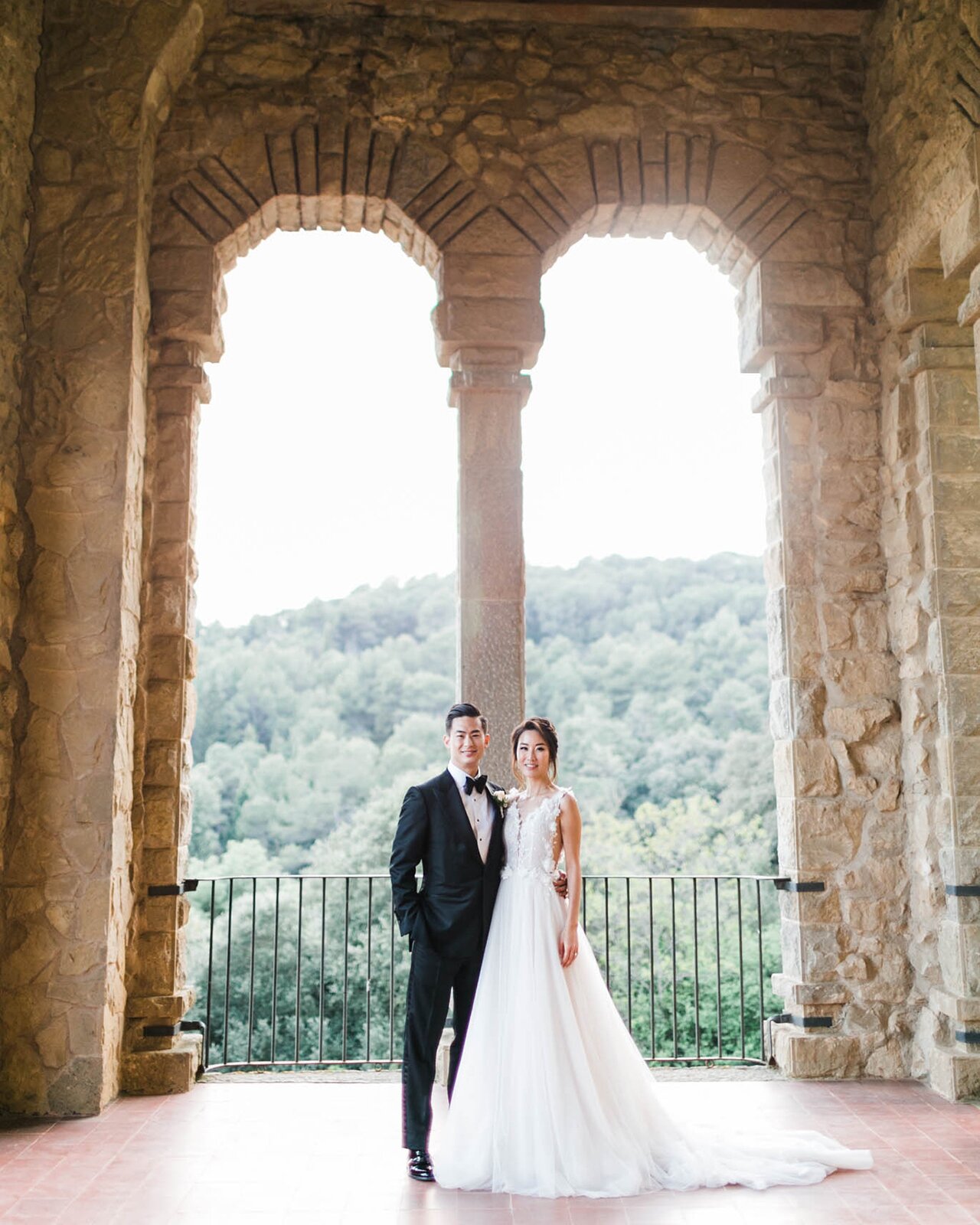 One Couple S Elegant Destination Wedding In Spain S Montserrat