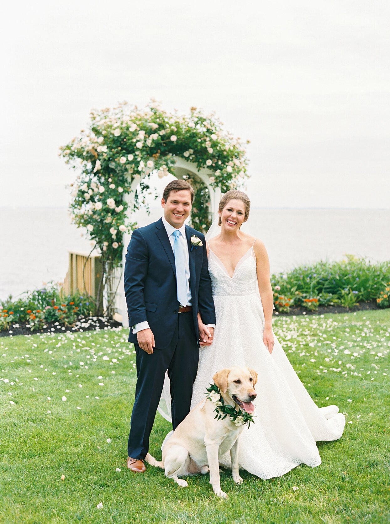 This Couple S Comfortable Refined Coastal Wedding In Annapolis