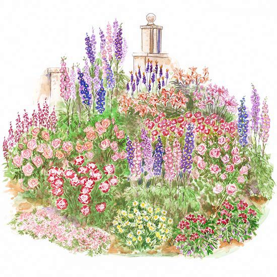 Cotswold Charm Cottage Garden Plan Better Homes Gardens