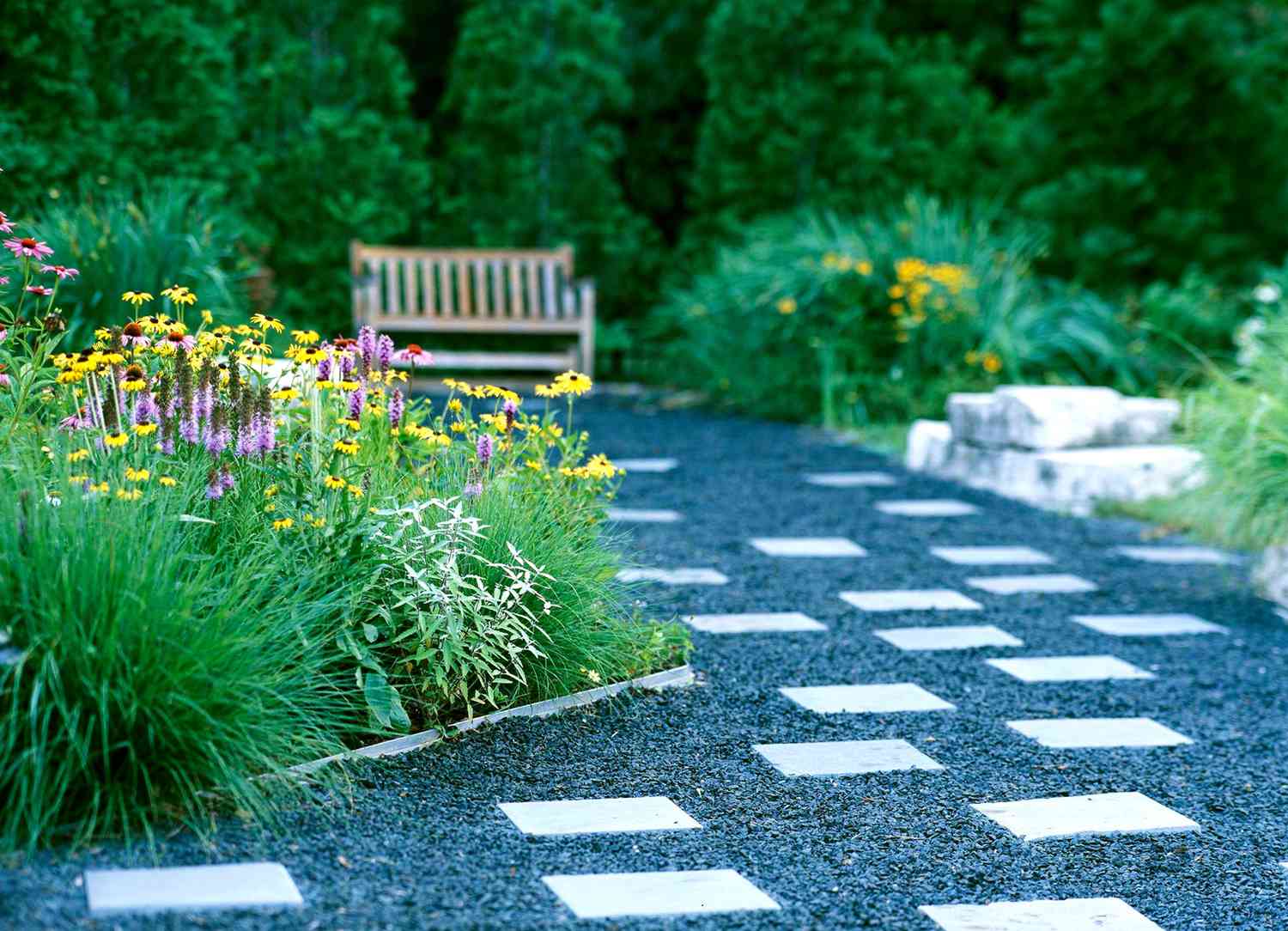 Featured image of post Front Yard Ideas No Grass : While homeowners with small yards do spend less time behind a mower, making the most of such a small space can be simple front yard landscaping ideas for trouble spots.