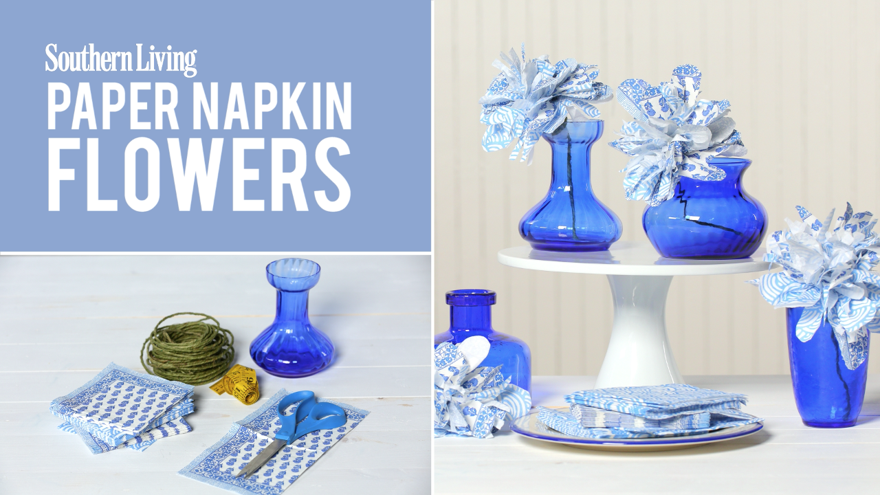 How To Make Mother's Day Paper Napkin Flowers