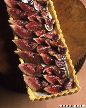 Fig Tart with Cream Cheese Filling 