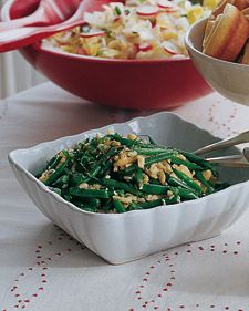 Green Beans and Spaetzle 