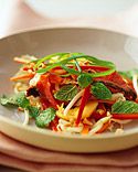 Asian Steak Salad with Spicy Vinaigrette 