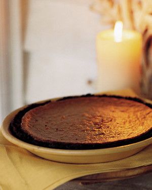 Sweet Potato Pie with Gingersnap Crust 