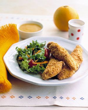 Chicken Fingers with Orange Dipping Sauce 
