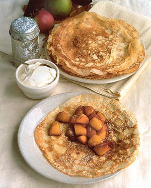 Caramelized Apple Crepes 