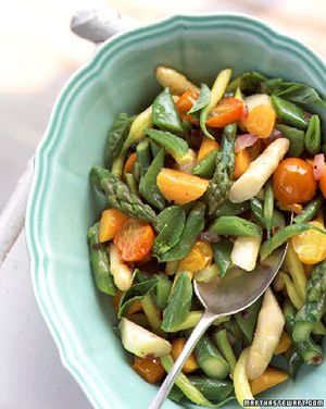 Sauteed Spring Vegetables 