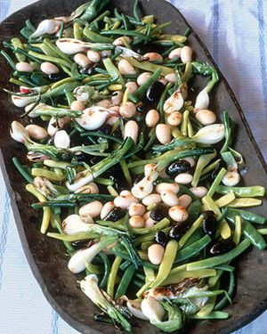 Mixed Bean with Scallions Salad 