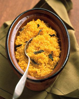 Baked Sage and Saffron Risotto 