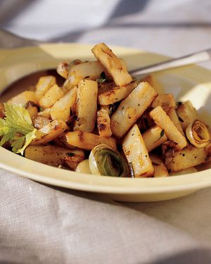 Celery Root, Potato, and Leek Home Fries 