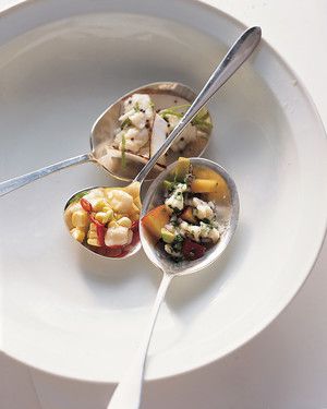 Fluke Ceviche With Tequila, Peach, and Avocado 