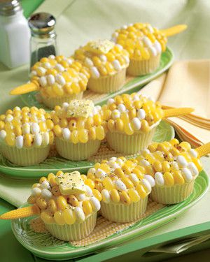 Corn-on-the-Cob Cupcake
