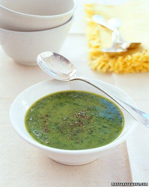 Pureed Spinach-Potato Soup 