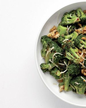Broccoli with Parmesan and Walnuts 