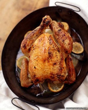 Roasted Chicken with Onion Gravy 