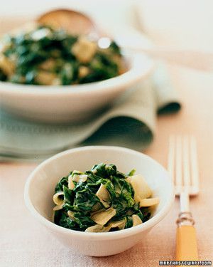 Healthy Creamed Spinach 