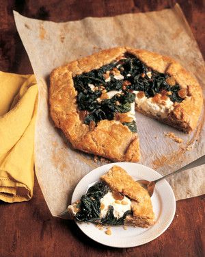Swiss Chard and Goat Cheese Galette 